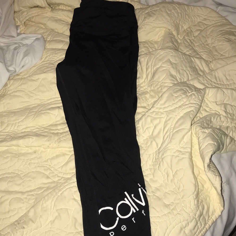 calvin klein cropped leggings